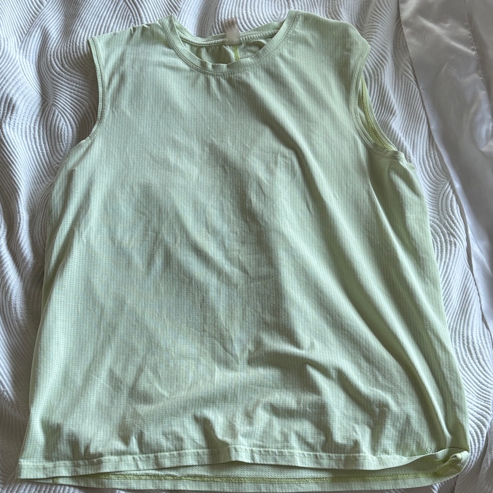 Outdoor Voices Light Mint Ribbed Crewneck Tank